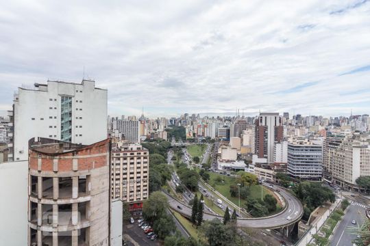 Vista incrível de kitnet/studio para alugar com 1 quarto, 15m² em Centro, São Paulo