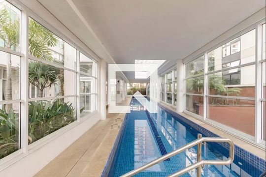 Área comum - Piscina de apartamento à venda com 1 quarto, 44m² em Brooklin Paulista, São Paulo