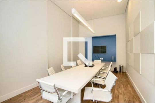 Área comum - Sala de Reunião de apartamento à venda com 1 quarto, 44m² em Brooklin Paulista, São Paulo