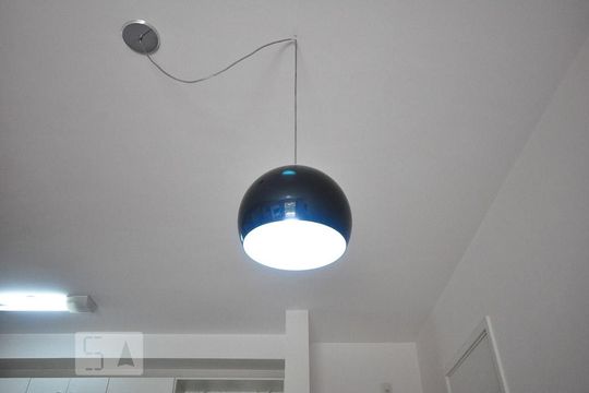 detalhe sala de apartamento para alugar com 1 quarto, 60m² em Jardim Leonor, São Paulo