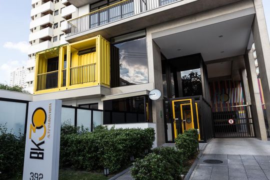 Fachada de kitnet/studio à venda com 1 quarto, 32m² em Santo Amaro, São Paulo