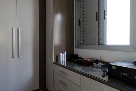 Quarto 2 - Closet (Armários) de apartamento à venda com 2 quartos, 60m² em Vila Prudente, São Paulo