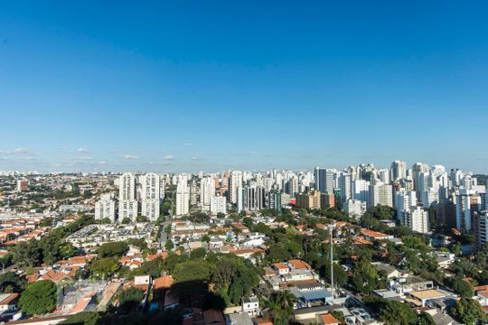 Vista de kitnet/studio para alugar com 1 quarto, 33m² em Brooklin Paulista, São Paulo