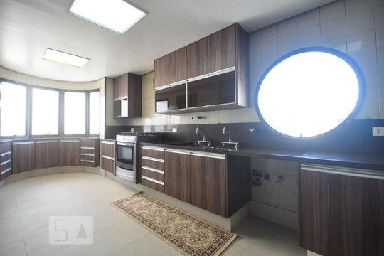 cozinha de apartamento à venda com 4 quartos, 415m² em Real Parque, São Paulo