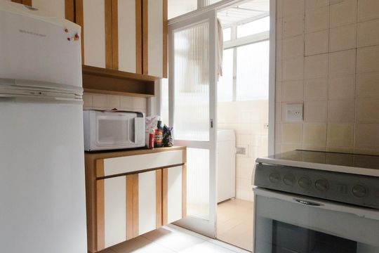 Cozinha de apartamento à venda com 2 quartos, 57m² em Santana, São Paulo