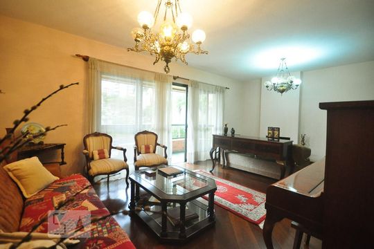 sala de apartamento à venda com 4 quartos, 213m² em Vila Suzana, São Paulo