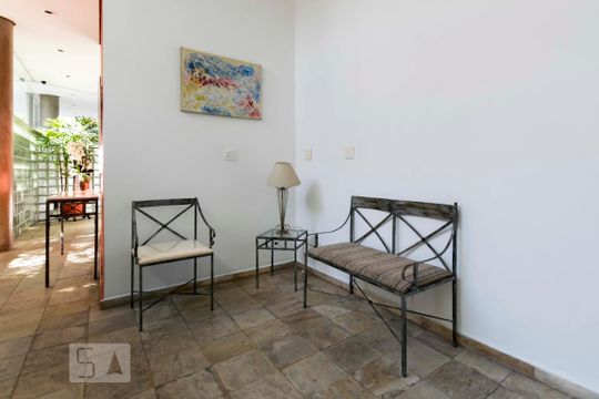 Área comum - Hall social de apartamento para alugar com 3 quartos, 101m² em Mirandópolis, São Paulo