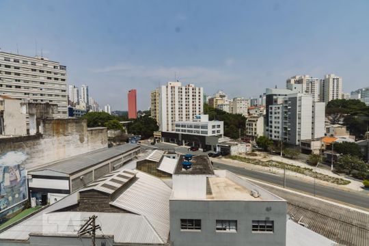 Sala Quarto Vista de kitnet/studio à venda com 1 quarto, 30m² em Barra Funda, São Paulo