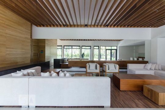 Salão de festas de kitnet/studio para alugar com 1 quarto, 51m² em Tamboré, Santana de Parnaíba