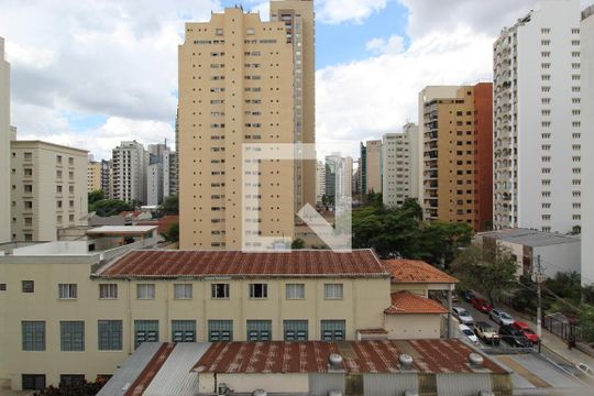 Vista da Varanda de apartamento para alugar com 1 quarto, 46m² em Vila Olímpia, São Paulo