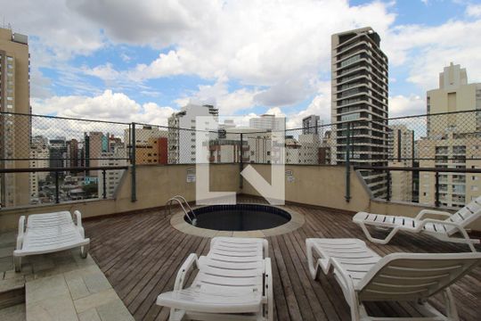Área Comum - Piscina de apartamento para alugar com 1 quarto, 46m² em Vila Olímpia, São Paulo