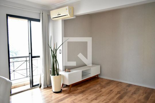 Sala de apartamento para alugar com 1 quarto, 52m² em Chácara Inglesa, São Paulo