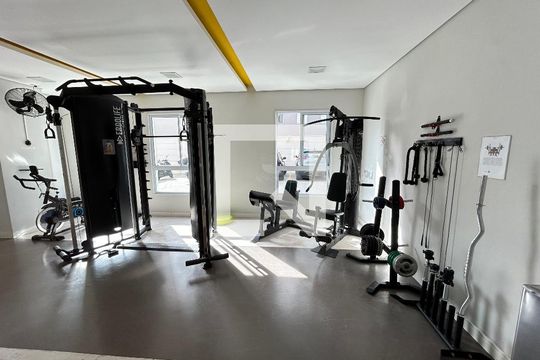 Área comum - Academia de apartamento para alugar com 1 quarto, 31m² em Barra Funda, São Paulo