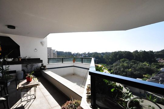 varanda gourmet	 de apartamento à venda com 4 quartos, 380m² em Real Parque, São Paulo