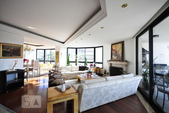 sala de apartamento à venda com 4 quartos, 380m² em Real Parque, São Paulo