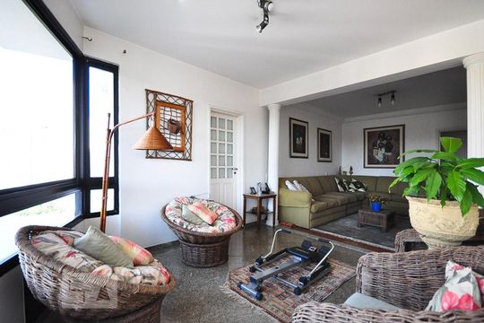 sala de tv de apartamento à venda com 4 quartos, 380m² em Real Parque, São Paulo