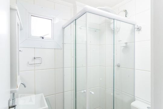 Banheiro Social de apartamento para alugar com 1 quarto, 35m² em Mirandópolis, São Paulo