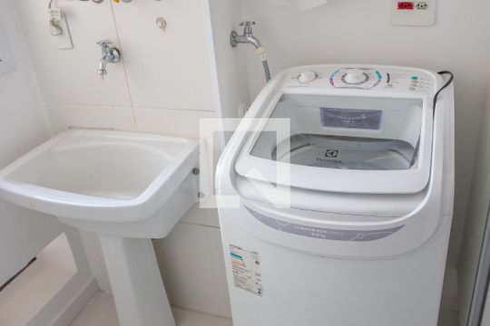 Área de Serviço de apartamento para alugar com 2 quartos, 95m² em Várzea da Barra Funda, São Paulo