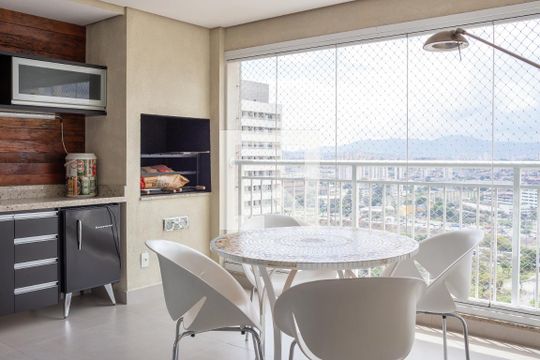 Varanda Gourmet de apartamento para alugar com 2 quartos, 95m² em Várzea da Barra Funda, São Paulo