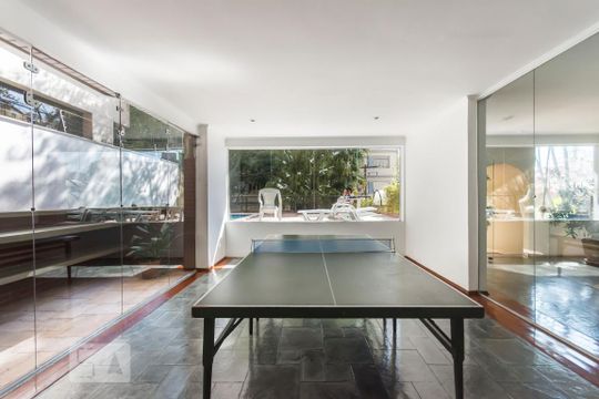 Sala de jogos de apartamento para alugar com 1 quarto, 58m² em Santa Cecília, São Paulo