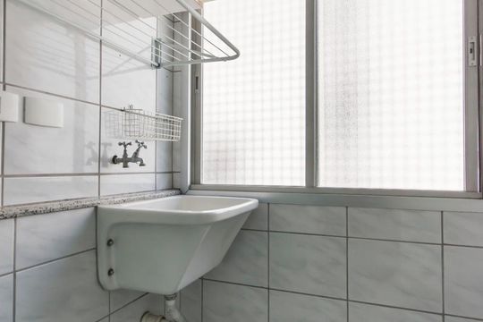 Area de serviço de apartamento para alugar com 1 quarto, 58m² em Santa Cecília, São Paulo