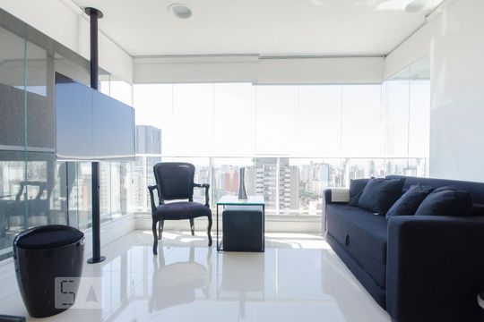Sala de apartamento para alugar com 1 quarto, 35m² em Consolação, São Paulo