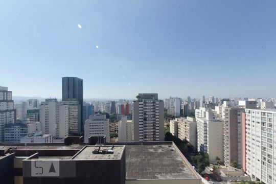 Vista de apartamento para alugar com 1 quarto, 35m² em Consolação, São Paulo