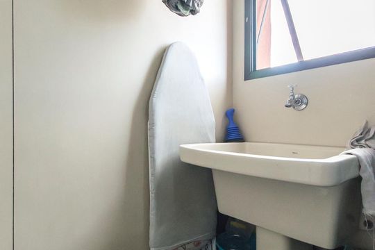 Área de serviço de apartamento à venda com 1 quarto, 45m² em Santa Cecília, São Paulo