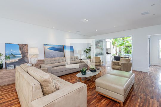Sala de casa de condomínio à venda com 4 quartos, 399m² em Brooklin Paulista, São Paulo
