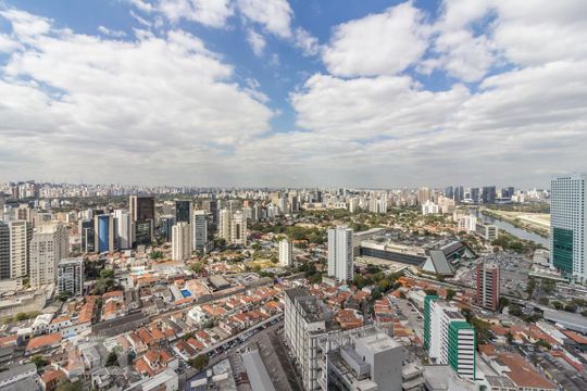 Vista de apartamento à venda com 2 quartos, 141m² em Pinheiros, São Paulo