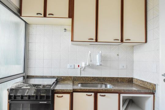 Cozinha de apartamento para alugar com 2 quartos, 70m² em Brooklin Novo, São Paulo