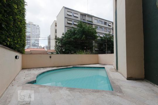 Área Comum - Piscina de kitnet/studio para alugar com 1 quarto, 36m² em Santa Cecília, São Paulo
