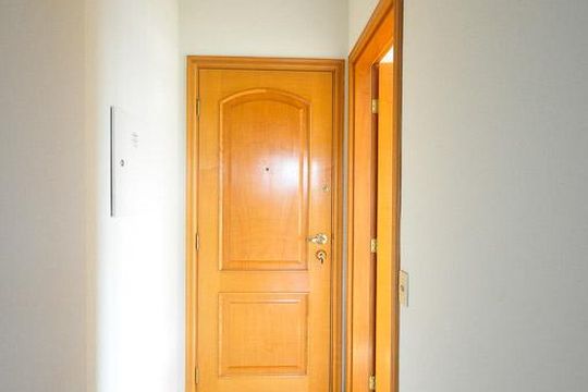 hall de entrada de apartamento à venda com 2 quartos, 65m² em Vila Indiana, São Paulo