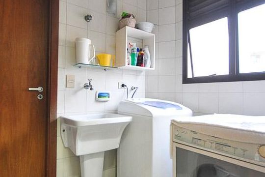 área de serviço de apartamento à venda com 3 quartos, 86m² em Paraíso do Morumbi, São Paulo