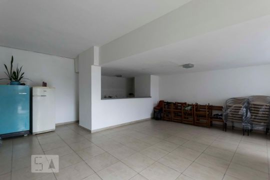 Área comum - Salão de festas de apartamento para alugar com 1 quarto, 61m² em Cambuci, São Paulo