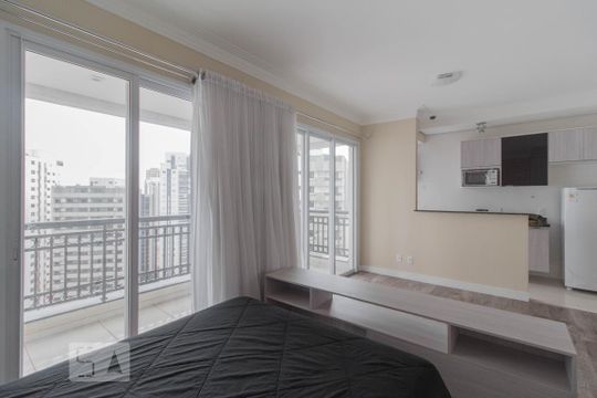 Quarto de apartamento para alugar com 1 quarto, 40m² em Vila Regente Feijó, São Paulo