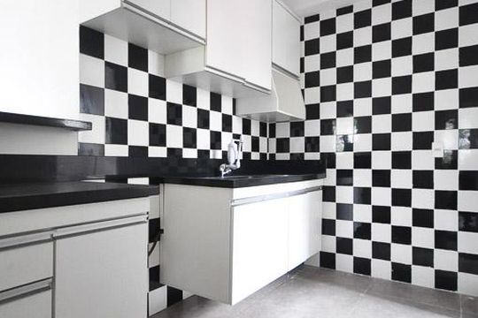cozinha de apartamento para alugar com 3 quartos, 61m² em Vila Andrade, São Paulo