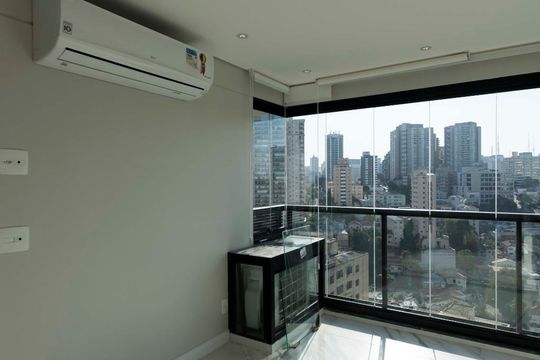 Varanda Gourmet de kitnet/studio à venda com 1 quarto, 33m² em Vila Mariana, São Paulo