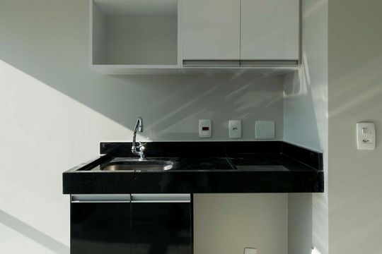 Varanda Gourmet (Armários) de kitnet/studio à venda com 1 quarto, 33m² em Vila Mariana, São Paulo