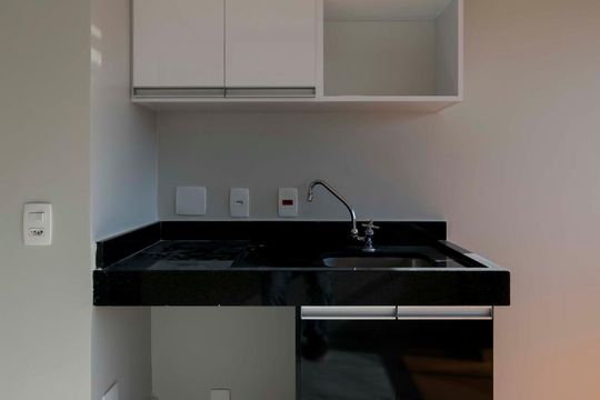 Varanda Gourmet (Armários) de kitnet/studio para alugar com 1 quarto, 33m² em Vila Mariana, São Paulo