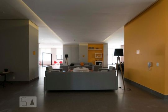 Área comum - Lounge de kitnet/studio para alugar com 1 quarto, 33m² em Vila Mariana, São Paulo