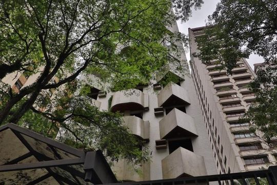 Fachada de apartamento para alugar com 1 quarto, 50m² em Jardim Paulistano, São Paulo