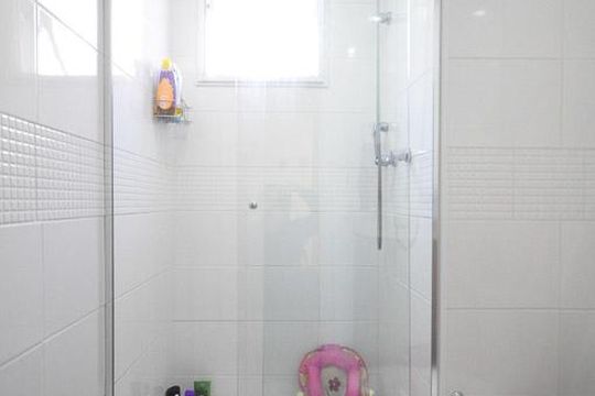 detalhe do banheiro suíte   de apartamento para alugar com 3 quartos, 102m² em Lar São Paulo, São Paulo