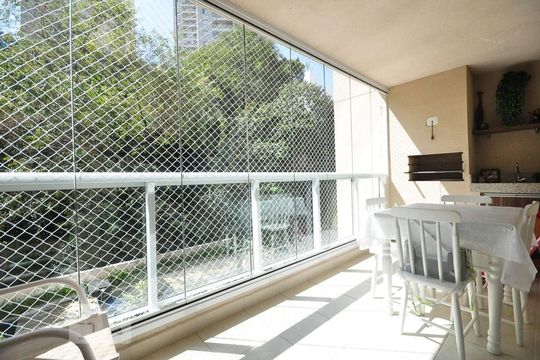 varanda gourmet	 de apartamento para alugar com 3 quartos, 102m² em Lar São Paulo, São Paulo