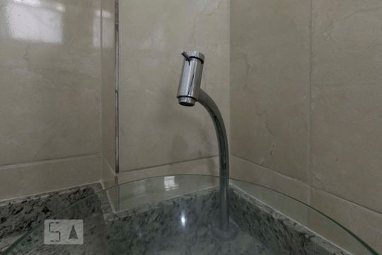 Banheiro (Torneira) de apartamento para alugar com 1 quarto, 30m² em Vila São José (ipiranga), São Paulo