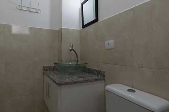 Banheiro de apartamento para alugar com 1 quarto, 30m² em Vila São José (ipiranga), São Paulo