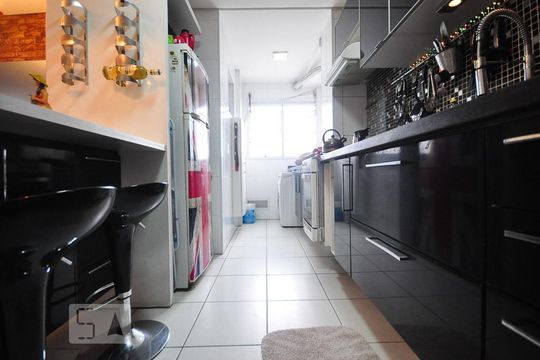 cozinha de apartamento à venda com 2 quartos, 81m² em Vila Mascote, São Paulo