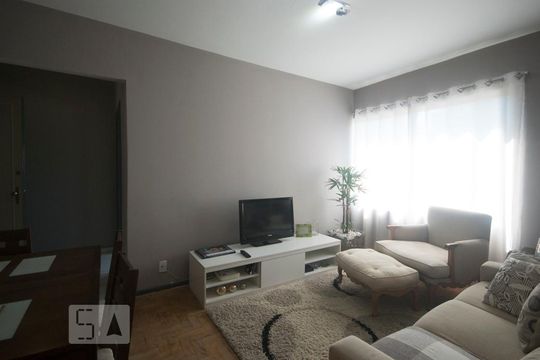 SAla de apartamento para alugar com 2 quartos, 74m² em Cidade Monções, São Paulo