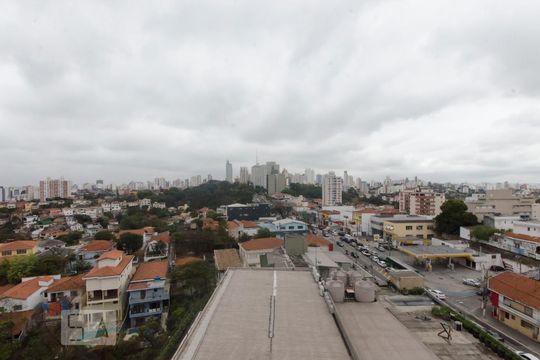Vista Sala de apartamento à venda com 2 quartos, 70m² em Vila Romana, São Paulo