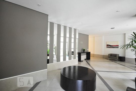 hall social de apartamento à venda com 2 quartos, 51m² em Vila Andrade, São Paulo